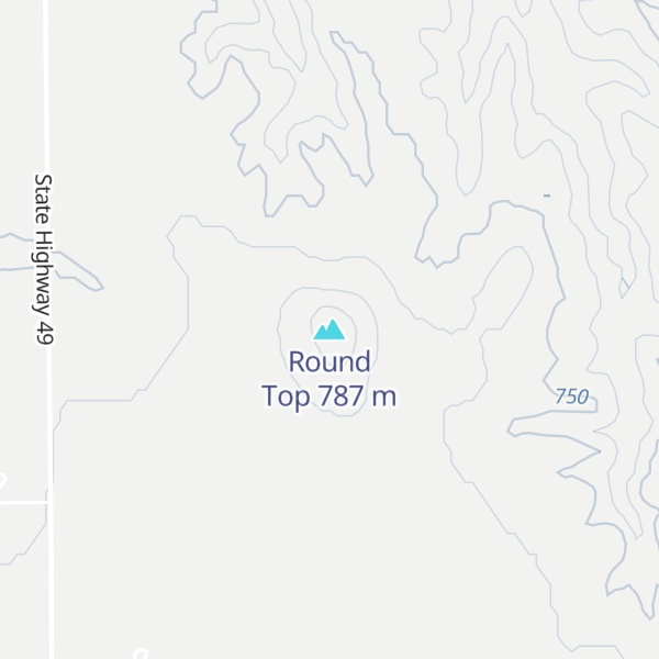 Map of Round Top