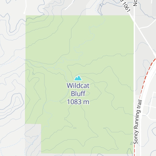 Map of Wildcat Bluff