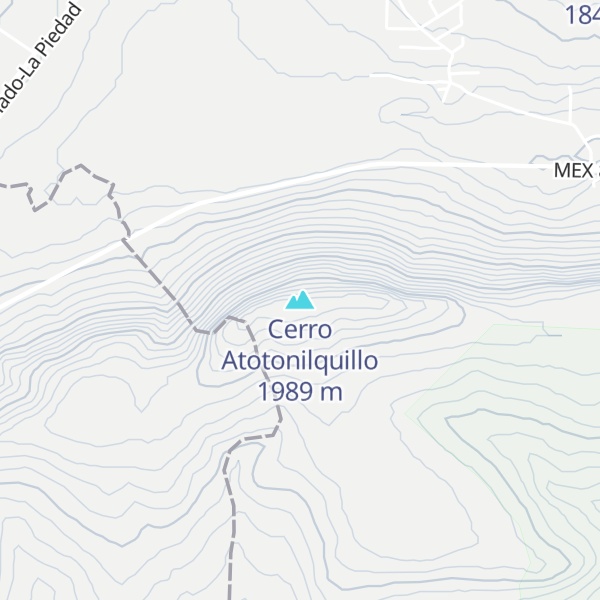 Map of Cerro Atotonilquillo