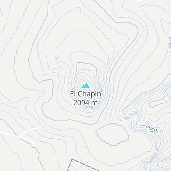 Map of El Chapín