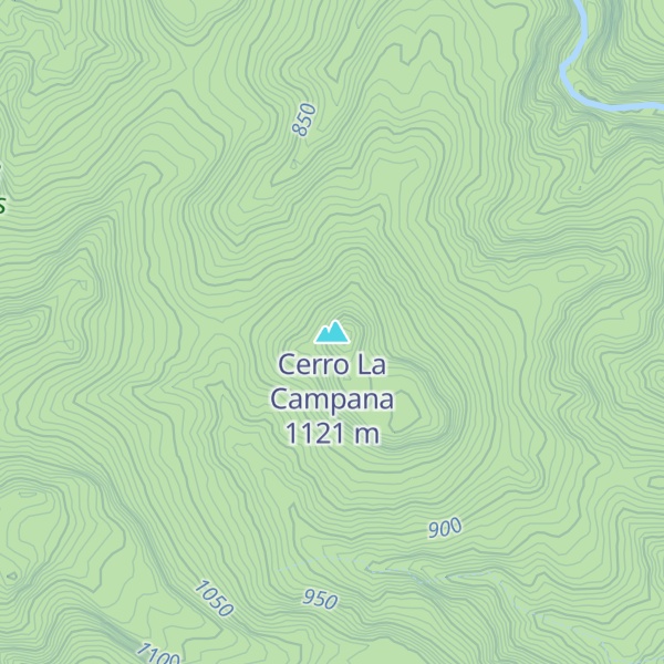Map of Cerro La Campana