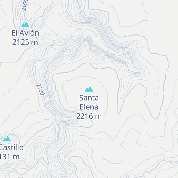 Map of Santa Elena