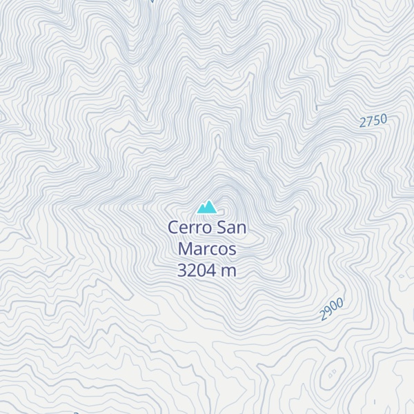 Map of Cerro San Marcos