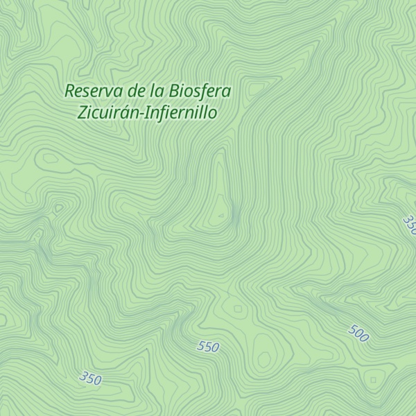 Map of Cerro El Pinzán