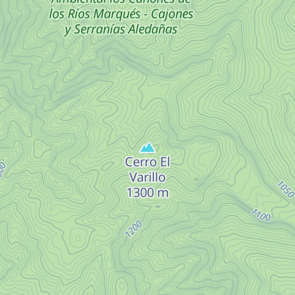 Map of Cerro El Varillo