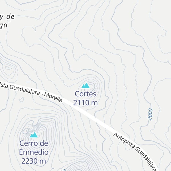 Map of Cortes