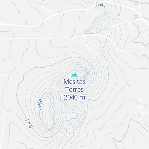 Map of Mesitas Torres