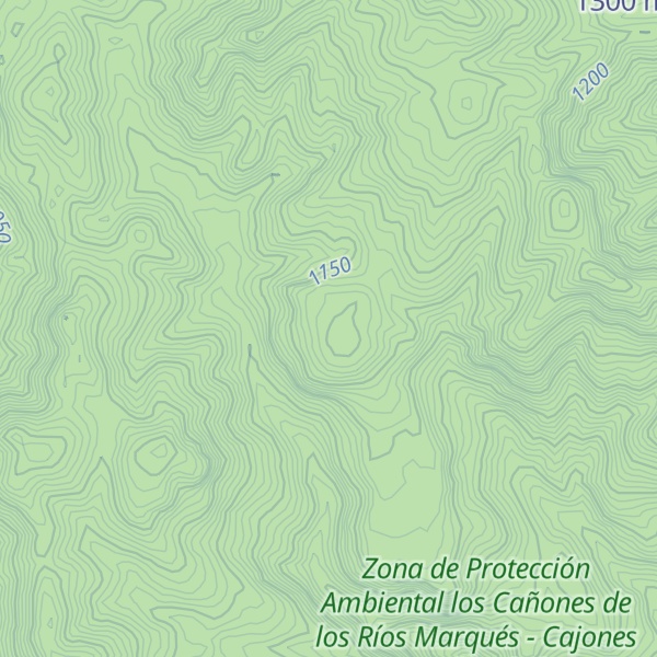 Map of Mesa El Coruco