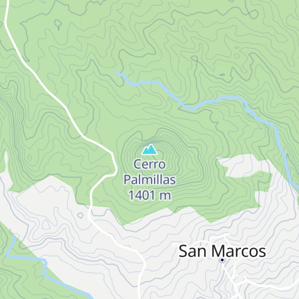 Map of Cerro Palmillas