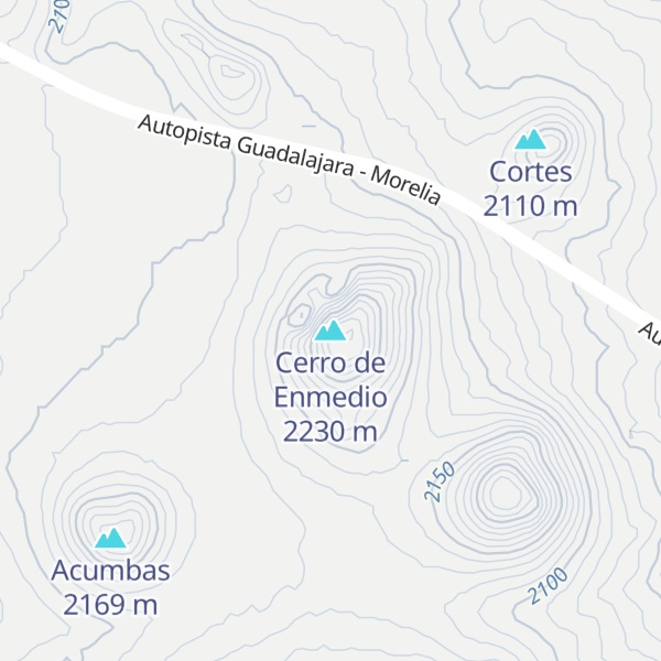 Map of Cerro de Enmedio