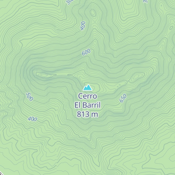 Map of Cerro El Barril