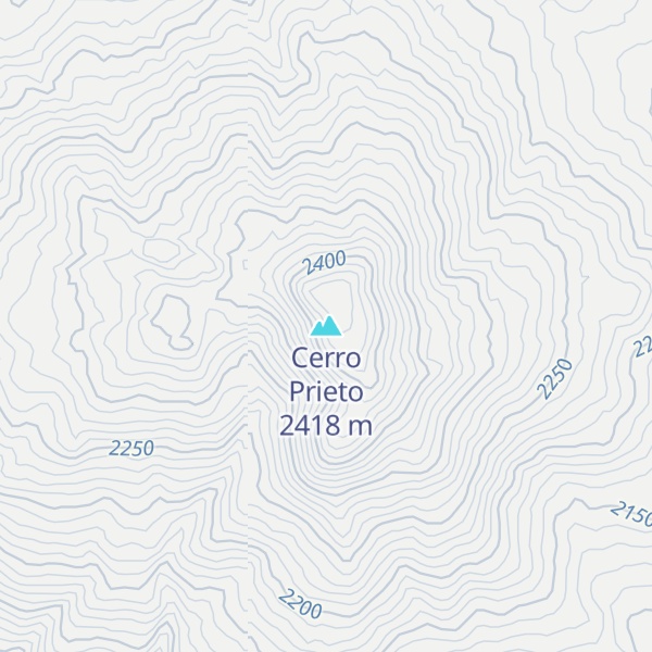Map of Cerro Prieto