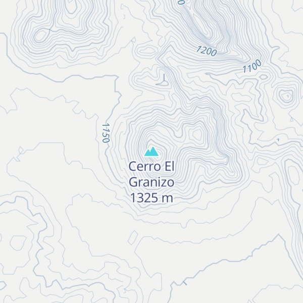 Map of Cerro El Granizo