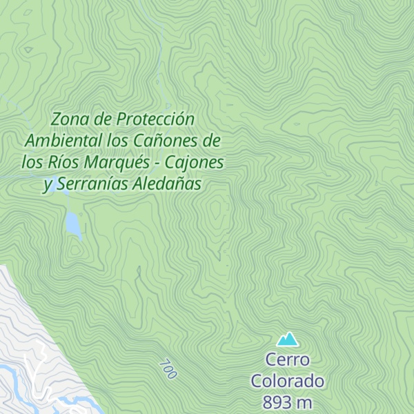 Map of Cerro El Cobano