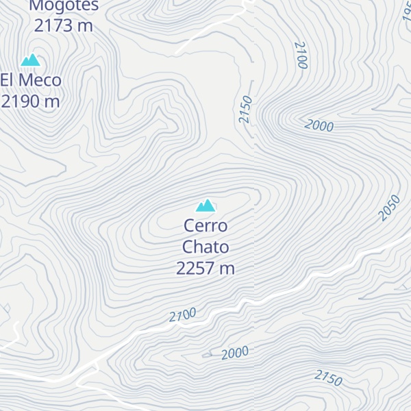Map of Cerro Chato