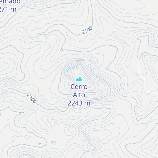 Map of Cerro Alto