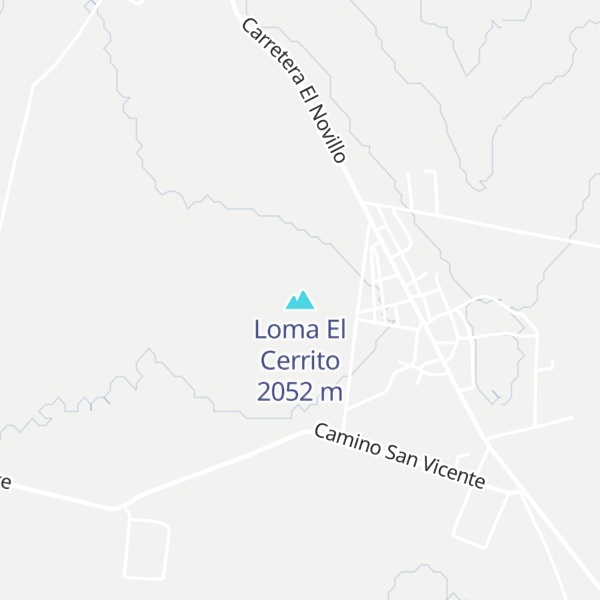 Map of Loma El Cerrito