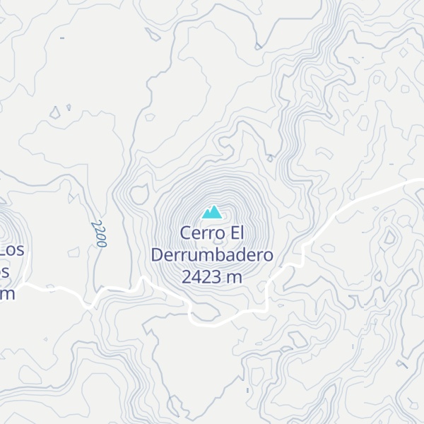Map of Cerro El Derrumbadero