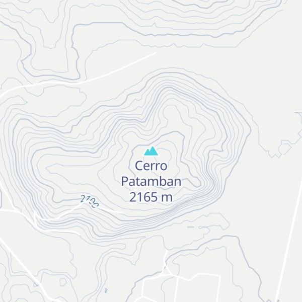 Map of Cerro Patamban