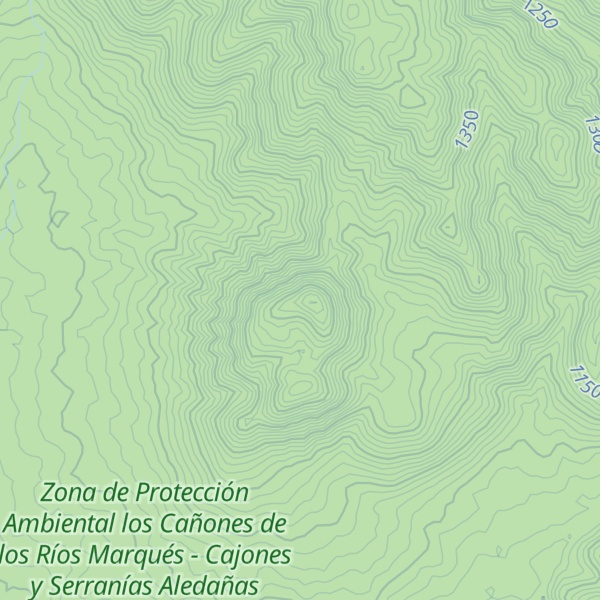 Map of Cerro Blanco