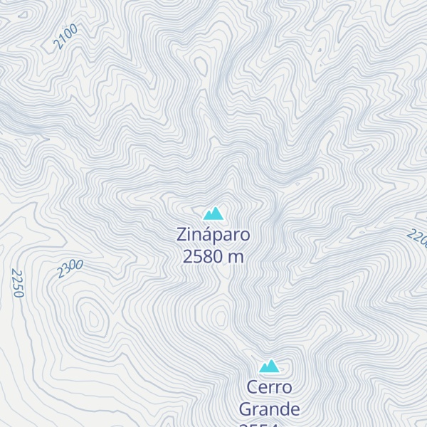 Map of Zináparo