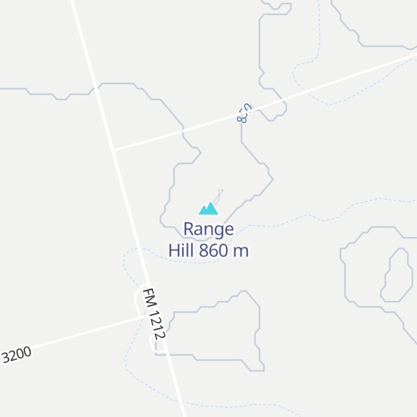 Map of Range Hill