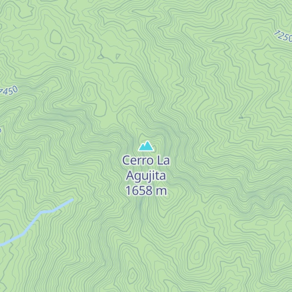Map of Cerro La Agujita