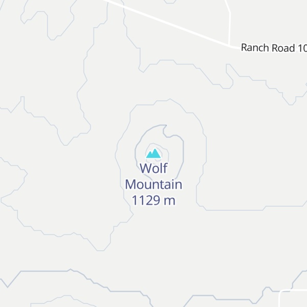 Map of Wolf Mountain