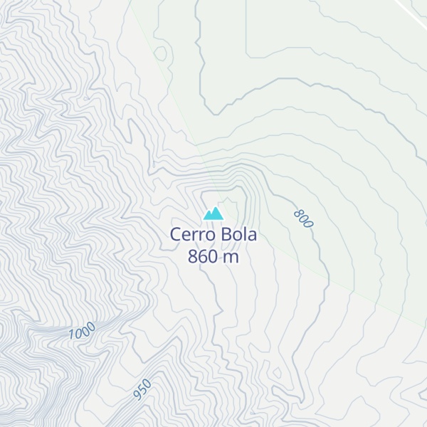 Map of Cerro Bola