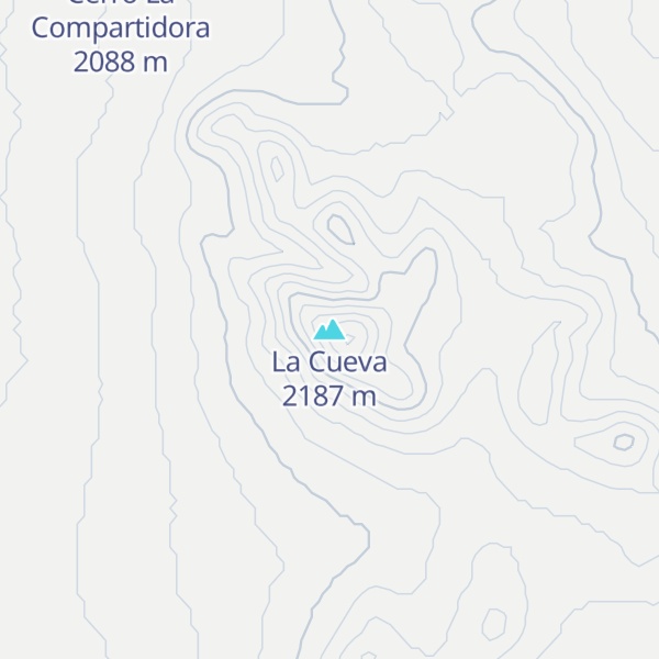 Map of La Cueva