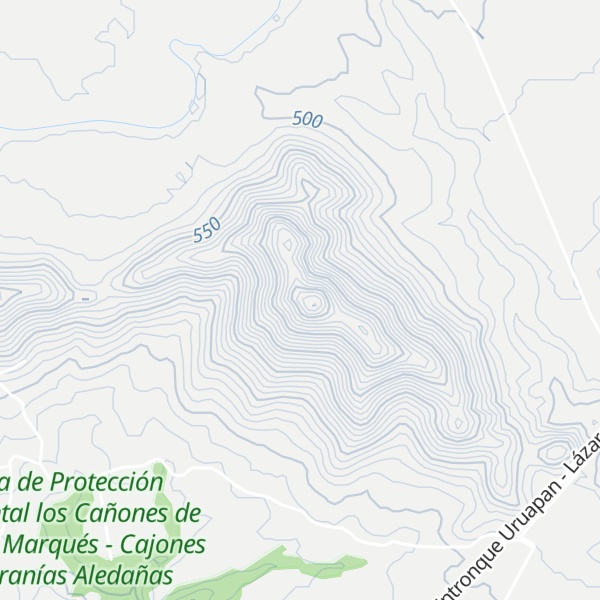 Map of Cerro Mina Verde