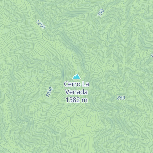 Map of Cerro La Venada