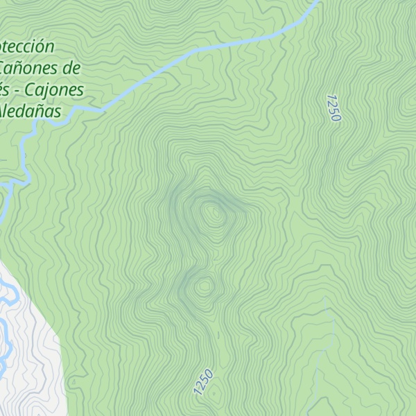 Map of Cerro La Aguja