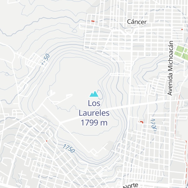 Map of Los Laureles