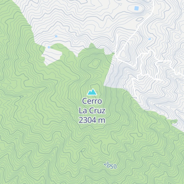 Map of Cerro La Cruz