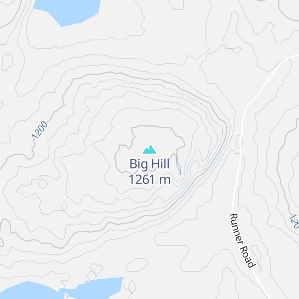 Map of Big Hill