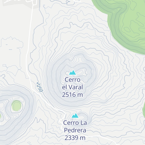 Map of Cerro el Varal