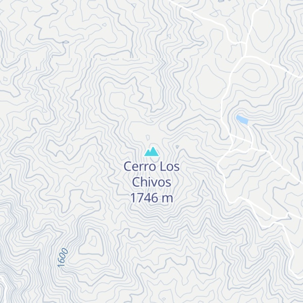 Map of Cerro Los Chivos