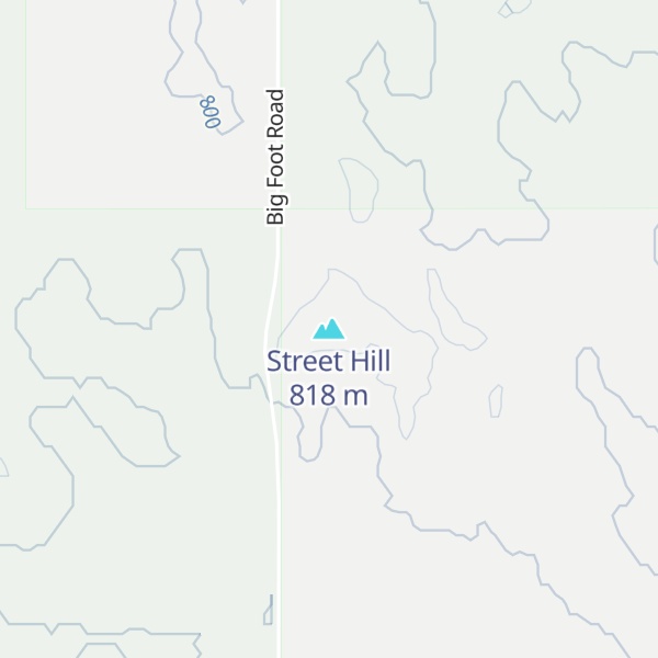 Map of Street Hill
