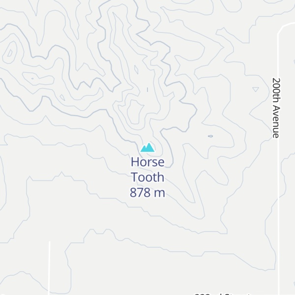 Map of Horse Tooth