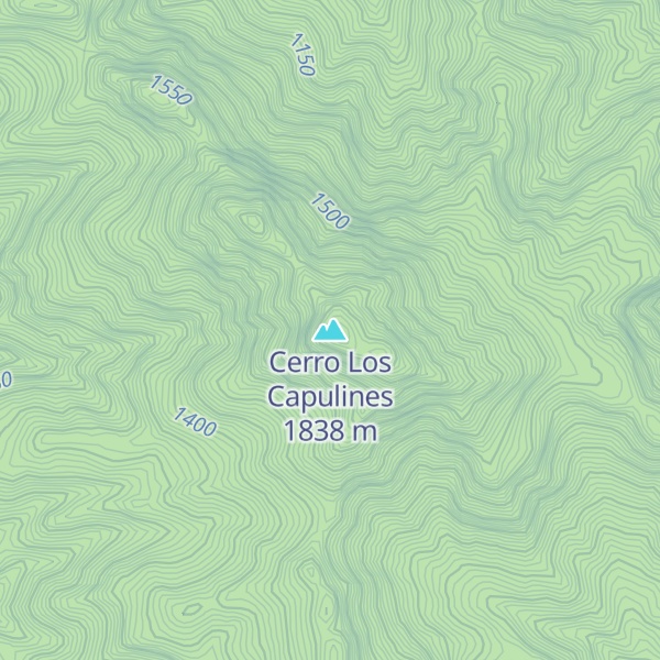 Map of Cerro Los Capulines