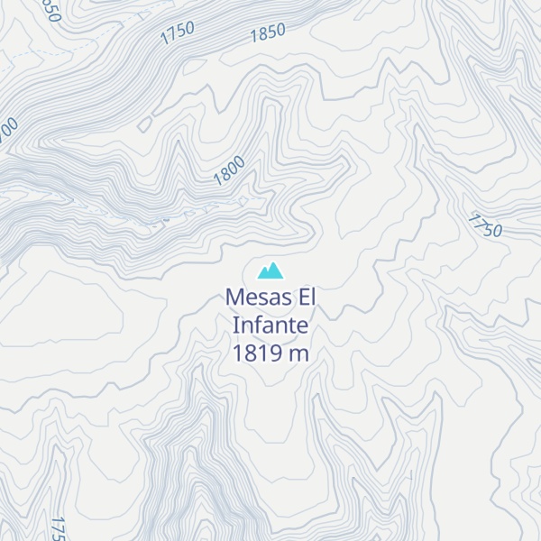 Map of Mesas El Infante