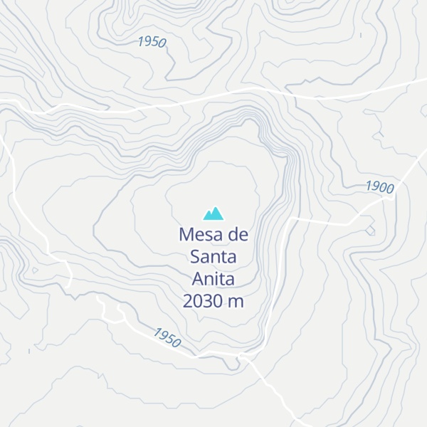 Map of Mesa de Santa Anita