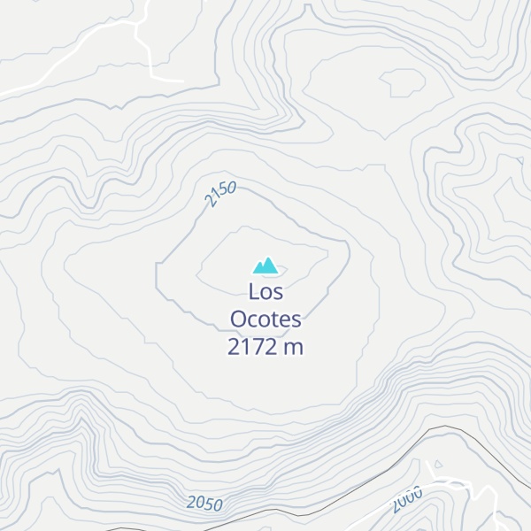 Map of Los Ocotes