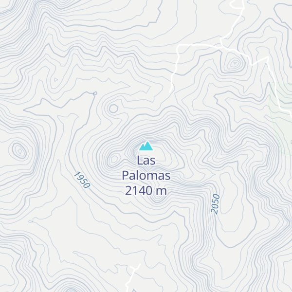Map of Las Palomas