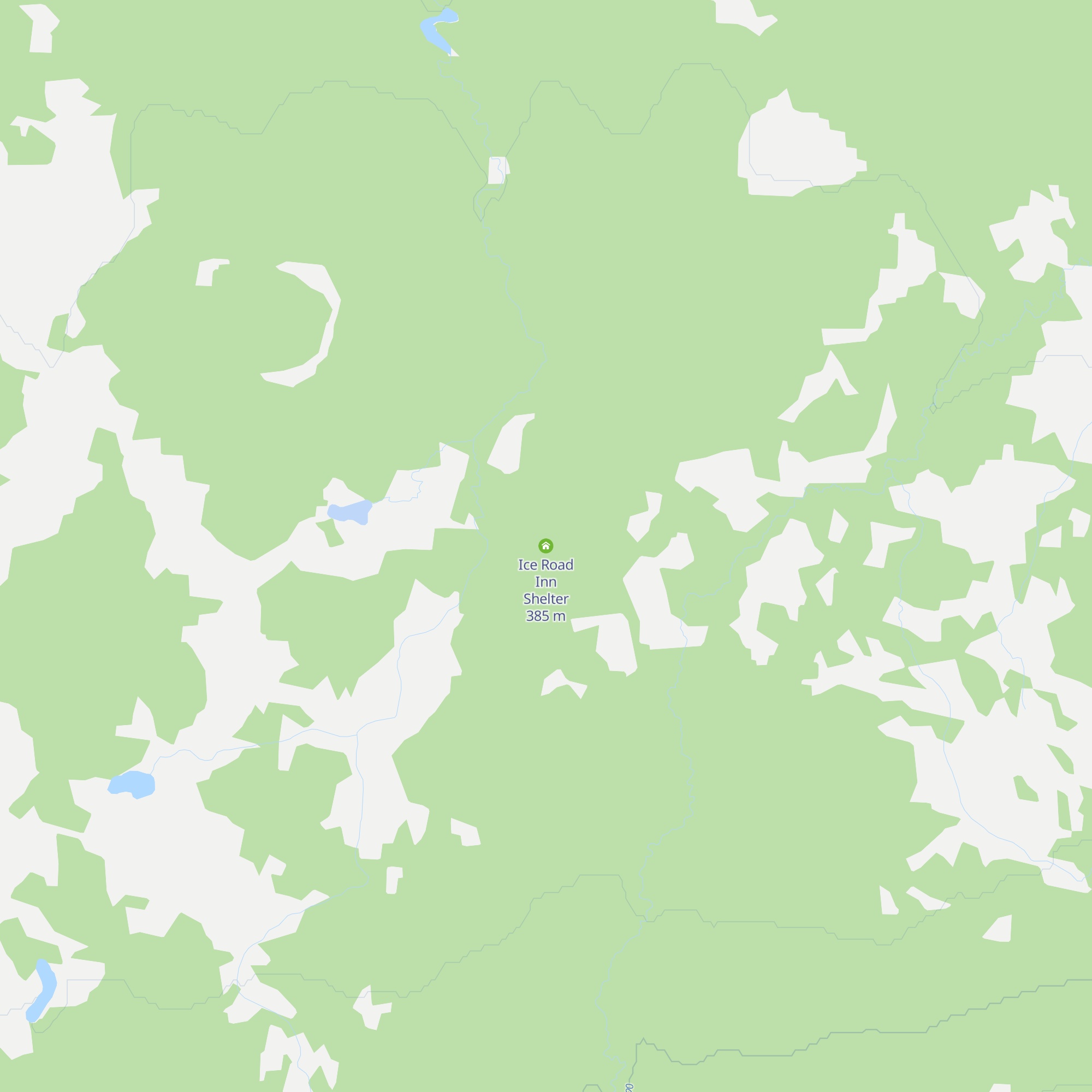 Ice Road Inn Shelter map