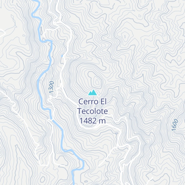 Map of Cerro El Tecolote