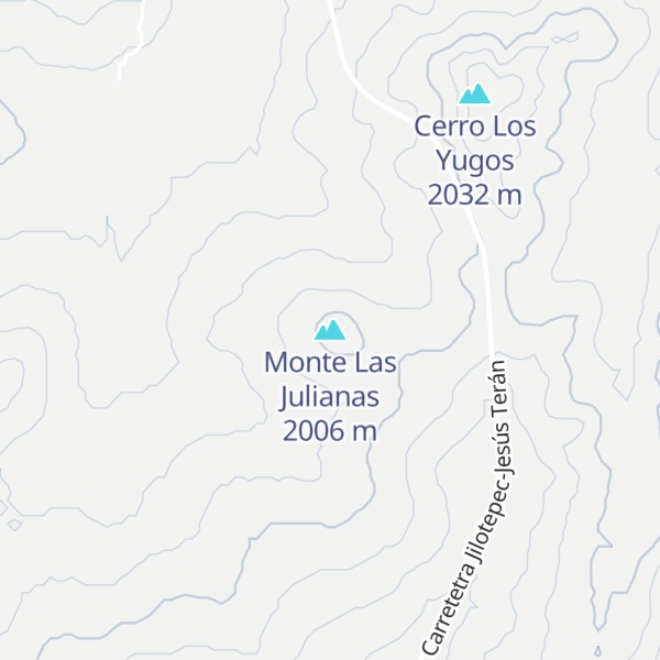 Map of Monte Las Julianas