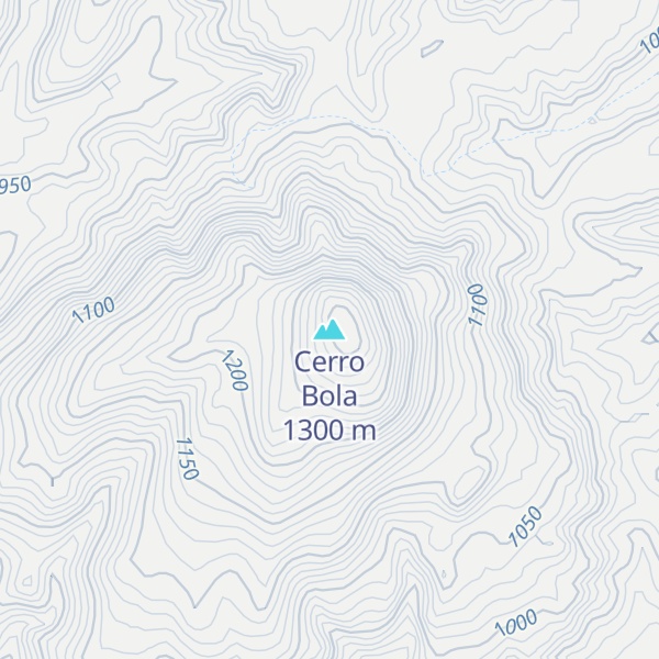 Map of Cerro Bola
