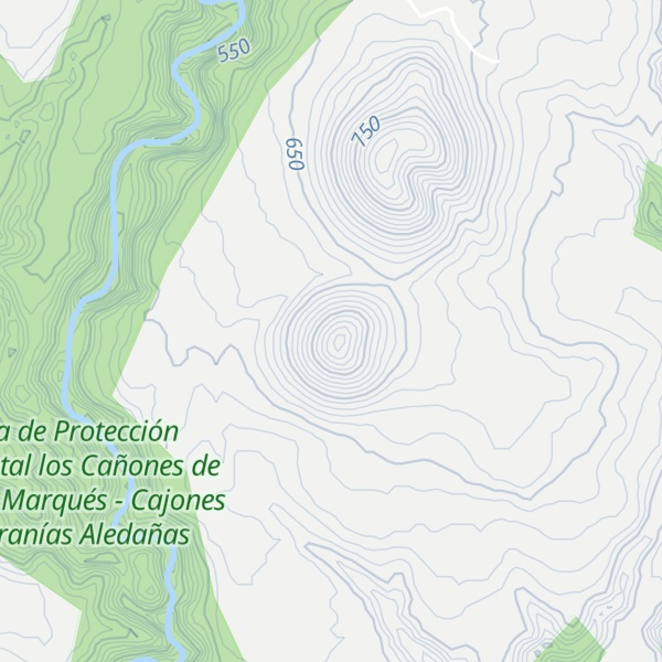 Map of Cerro Andangio